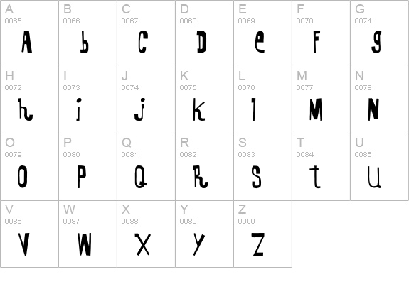 KennelDistrict-Thin uppercase A-Z preview
