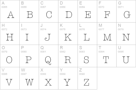 Keyboard Light SSi Light uppercase A-Z preview