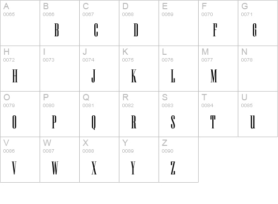 KeyboardBold uppercase A-Z preview