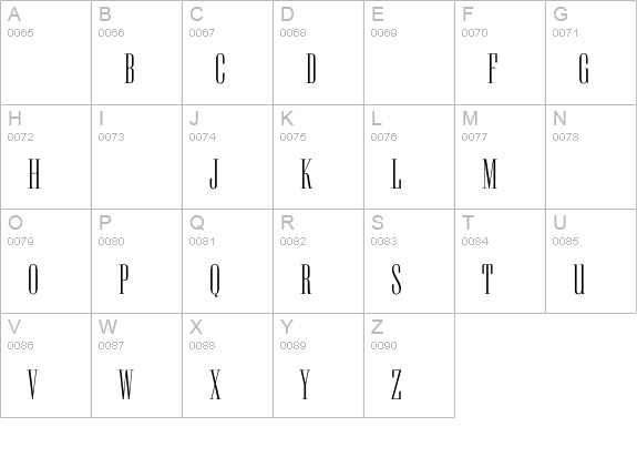 KeyboardLight uppercase A-Z preview