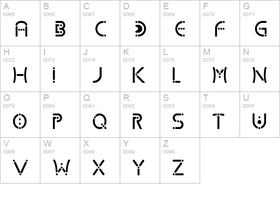 Kharnorric Royal uppercase A-Z preview