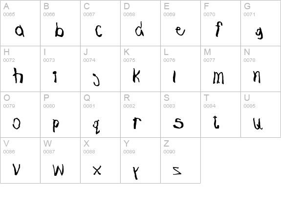 KiddieKorner uppercase A-Z preview