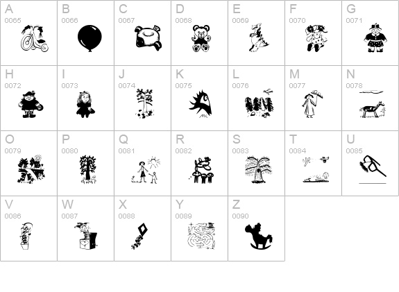 KidsStuffAdded uppercase A-Z preview