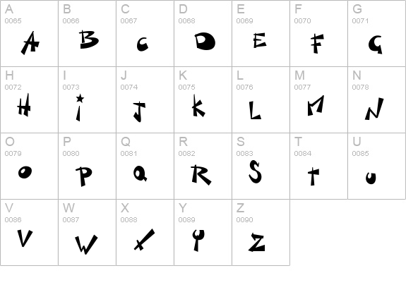 Kill Switch uppercase A-Z preview