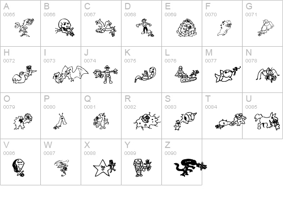 KillMeCraig AOE uppercase A-Z preview
