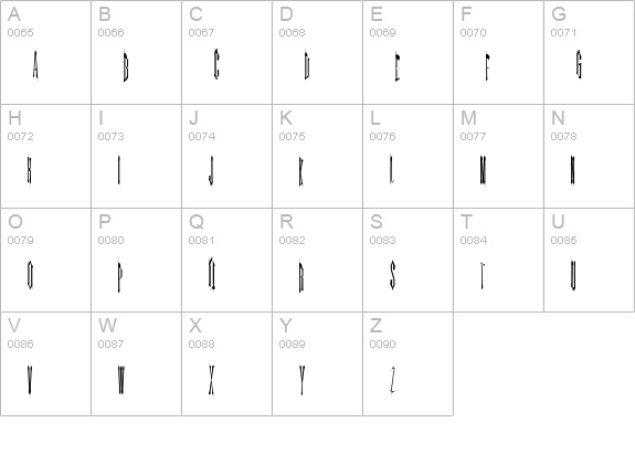 Kinderfeld uppercase A-Z preview