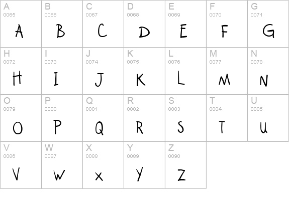 Kindergarten uppercase A-Z preview
