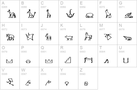 KingTut-Too Regular uppercase A-Z preview