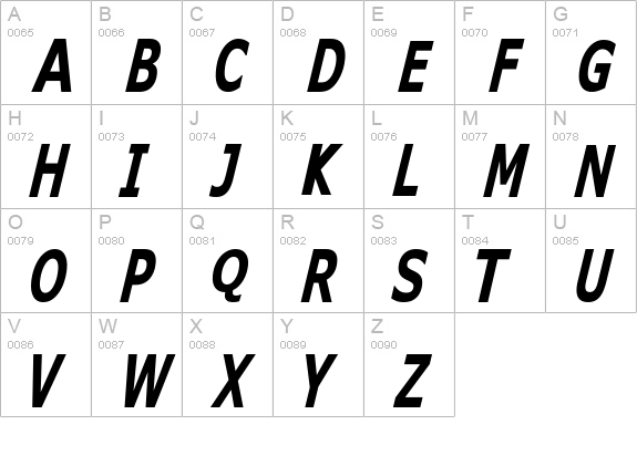 Kitty Katt uppercase A-Z preview