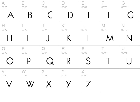 Koblenz-Book uppercase A-Z preview