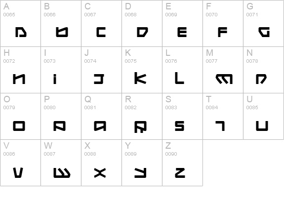 Kobold Bold uppercase A-Z preview