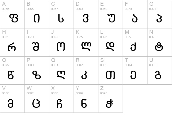 Kolkhety-ITV Bold uppercase A-Z preview
