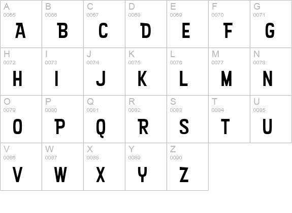 KonTikiAlohaJF uppercase A-Z preview