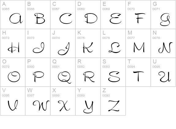 KonTikiEnchantedJF uppercase A-Z preview