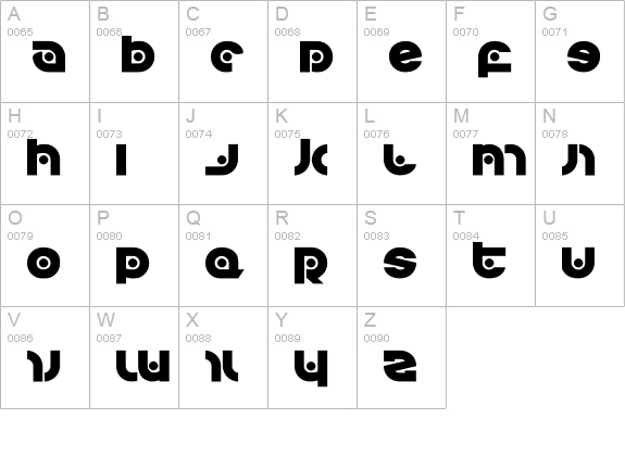 Kovacs Spot uppercase A-Z preview
