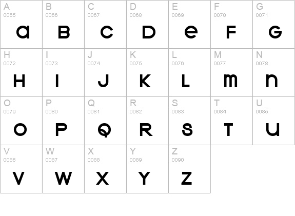 Kravitz Extra Thermal uppercase A-Z preview