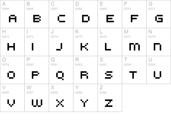 kroeger 05_54 uppercase A-Z preview