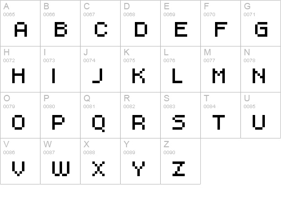 kroeger 06_56 uppercase A-Z preview