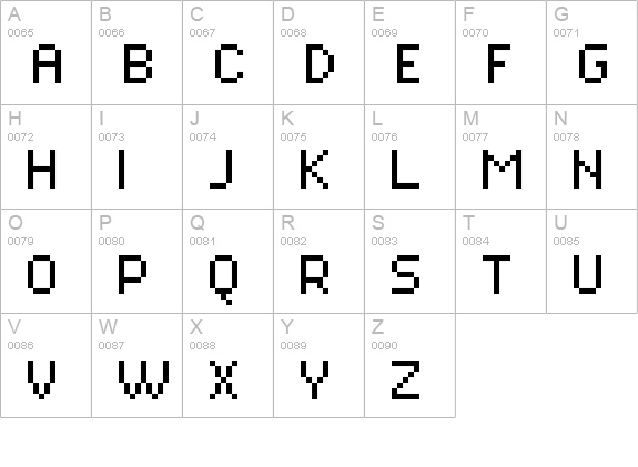 kroeger 07_55 uppercase A-Z preview