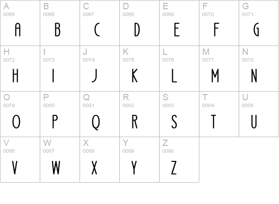 LA Headlights BTN Cond Bold uppercase A-Z preview