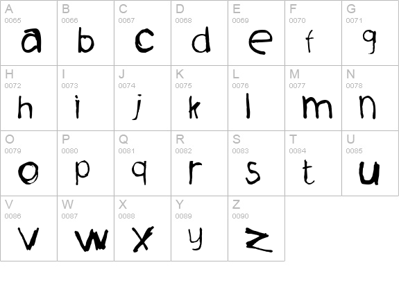 La Ment uppercase A-Z preview