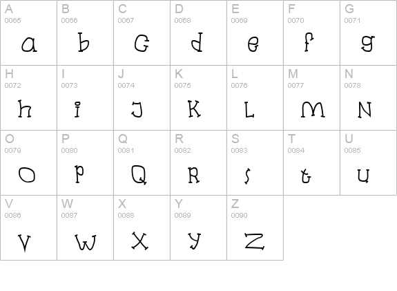 Laban Bold uppercase A-Z preview