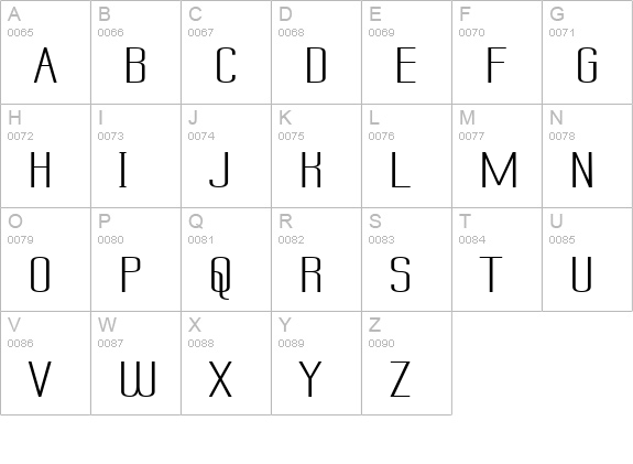 Labtop Superwide uppercase A-Z preview