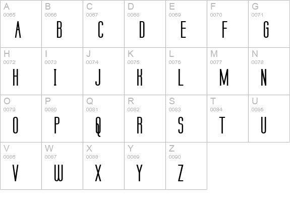 Labtop Unicase Bold uppercase A-Z preview