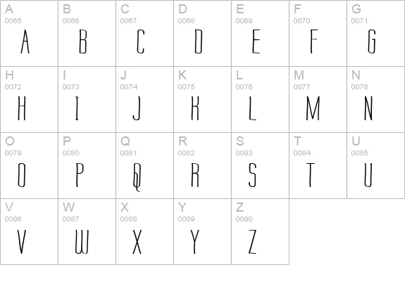Labtop Warp 2 uppercase A-Z preview