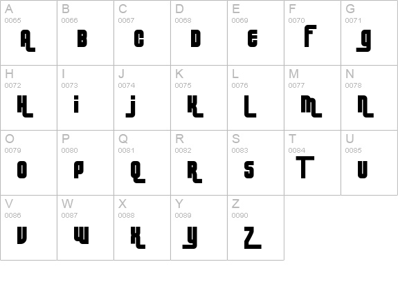 Lakmus Fenotype uppercase A-Z preview
