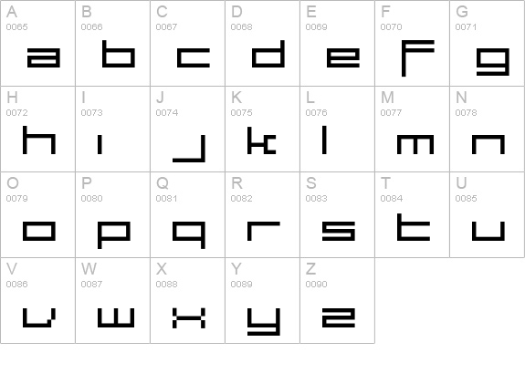 Large9-Normal uppercase A-Z preview