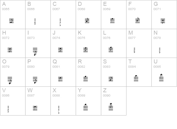Lassus Medium uppercase A-Z preview