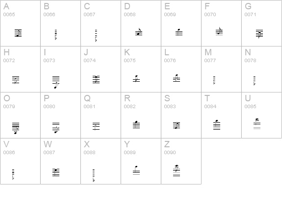 Lassus Regular uppercase A-Z preview