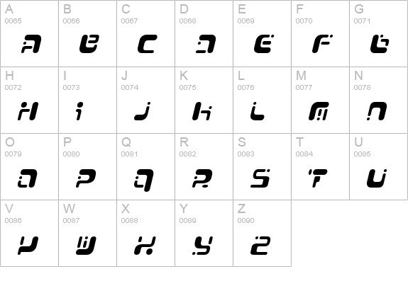 Lastu # 1 uppercase A-Z preview