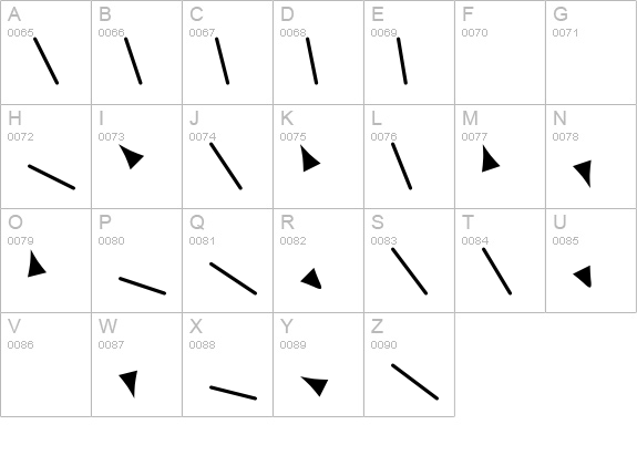 LaTeX_Line BOLD  uppercase A-Z preview