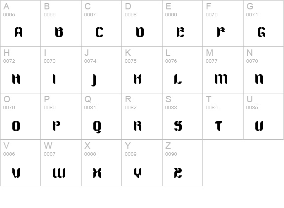 Launching A Similar One Regular uppercase A-Z preview