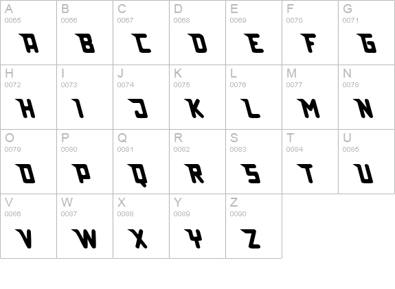 Lazerbeam surprise uppercase A-Z preview