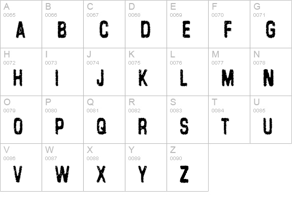 Lead Coat uppercase A-Z preview