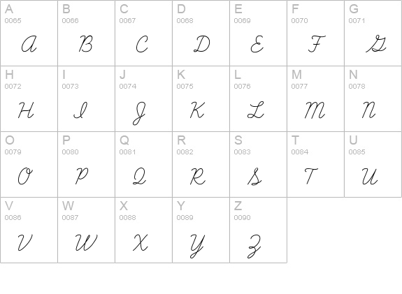 Learning Curve uppercase A-Z preview