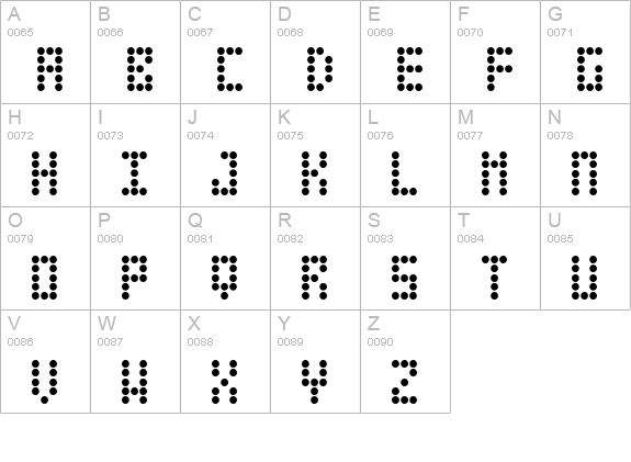 Leciceron Normal uppercase A-Z preview
