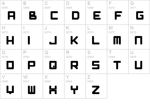 LeftOvers II 3 1 uppercase A-Z preview