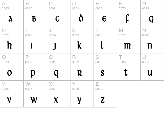 Leo Thin Bold uppercase A-Z preview