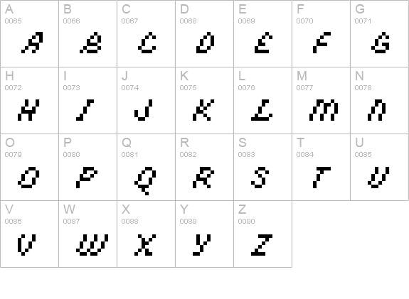 lettau 06_55 uppercase A-Z preview