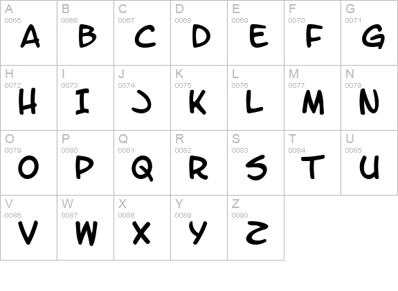 LetterOMatic! uppercase A-Z preview
