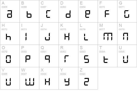 Letters Laughing by Quantized and Calibrated uppercase A-Z preview