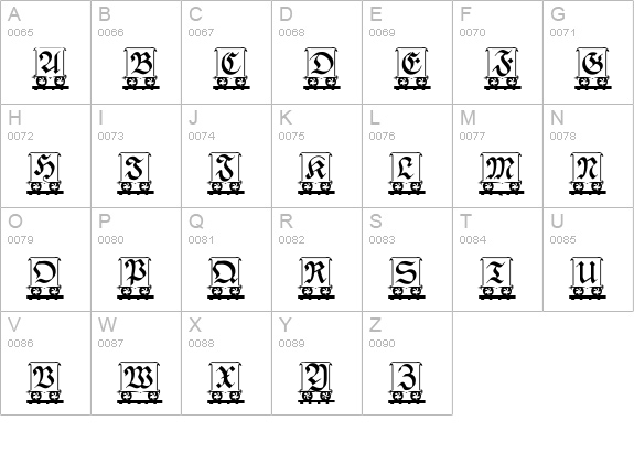 LetterTrain BoldItalic uppercase A-Z preview