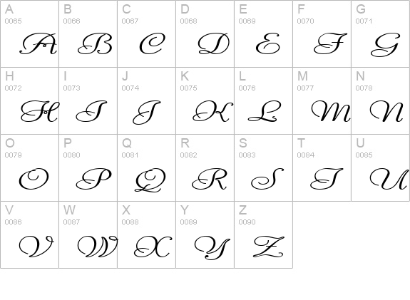 Liberate Extended Bold uppercase A-Z preview