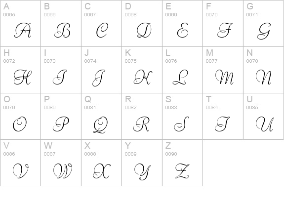 Liberate Normal uppercase A-Z preview
