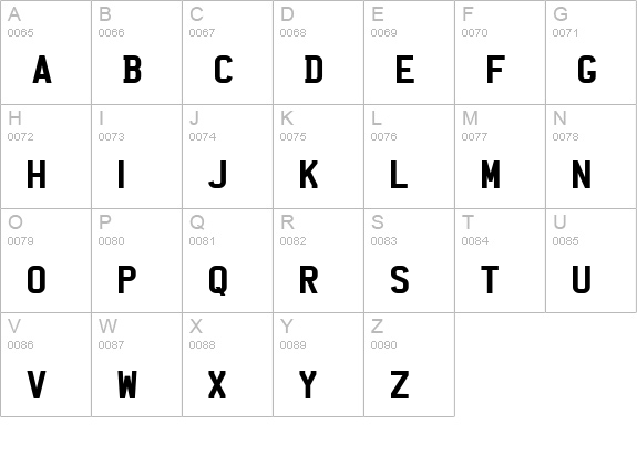 Licenz Plate uppercase A-Z preview