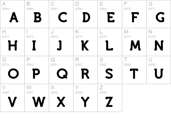 Lifestyle Marker M54 uppercase A-Z preview